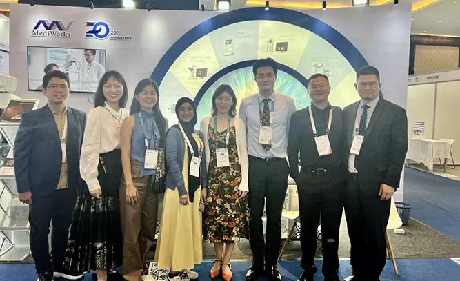 MediWorks@APAO｜New Ophthalmic Surgical Microscope Shines at Bali